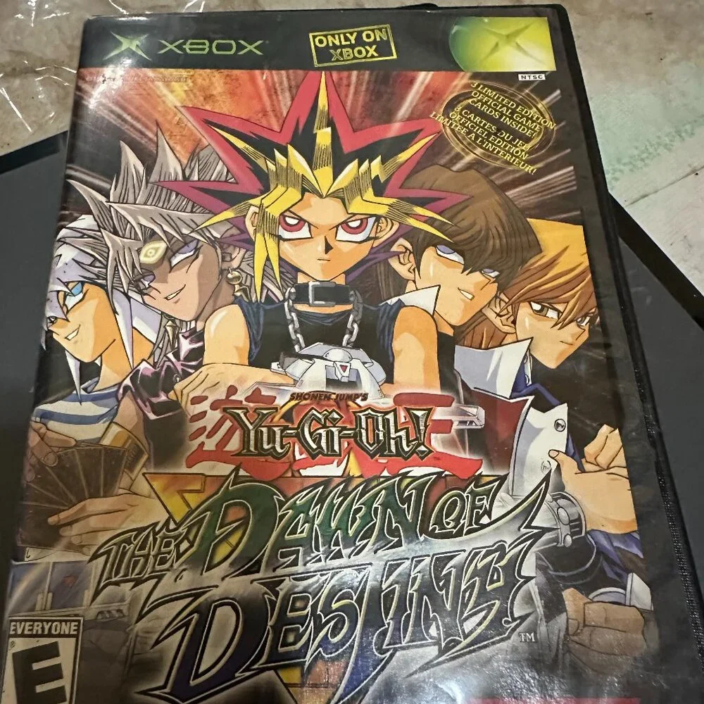 Yu-Gi-Oh The Dawn of Destiny (Microsoft Xbox, 2004) Includes Artwork No Manual